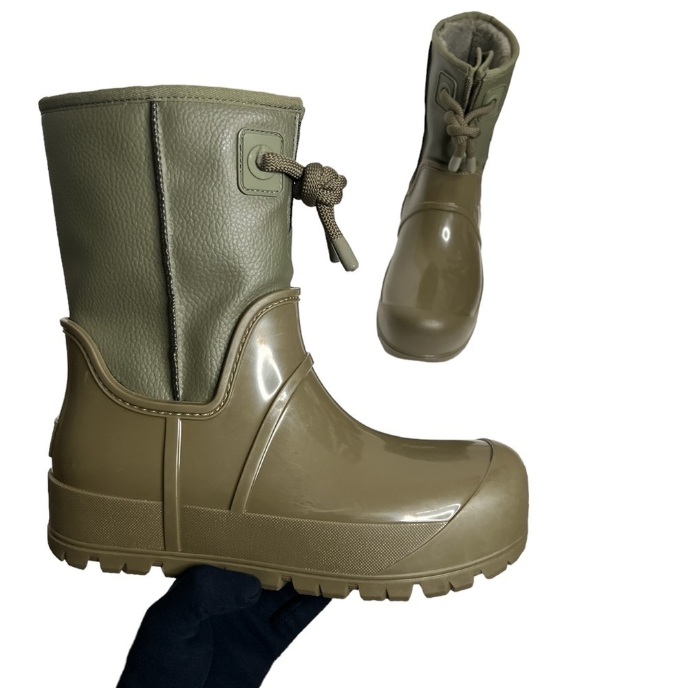 UGG Women's Raincloud Lace Olive Boots - Picture 4 of 14